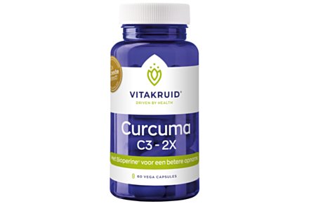 Vitakruid Curcuma C3-2X 60 vegan capsules