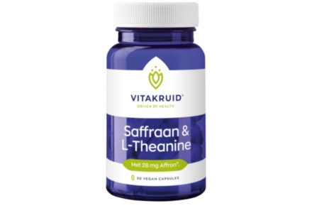 Vitakruid Saffraan & L-Theanine - 30 vegan capsules