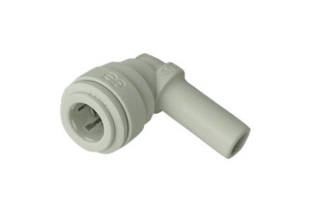 Fitting, 3/8" T x 3/8" S, elbow