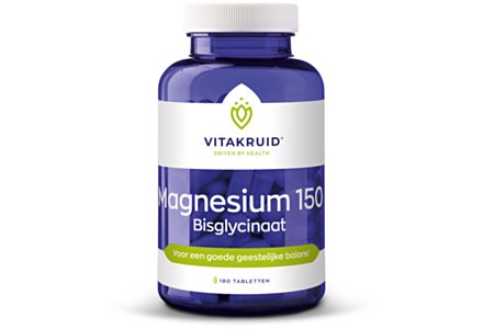 Vitakruid Magnesium 150 Bisglycinaat 180 tabletten