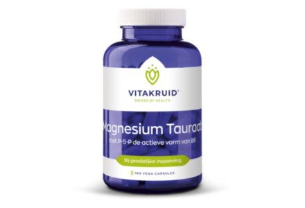Vitakruid Magnesium Tauraat met P-5-P 180 vegan tablets