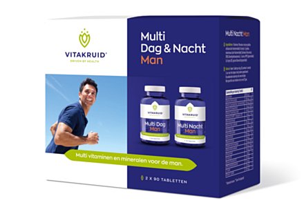 Vitakruid Multi Dag & Nacht Man 2 x 90 tabletten