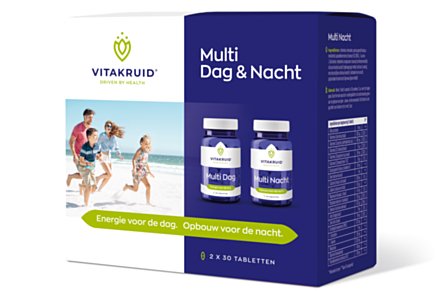 Vitakruid Multi Dag & Nacht 2x 30