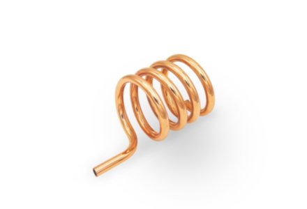 Koperen Plant Spiraal