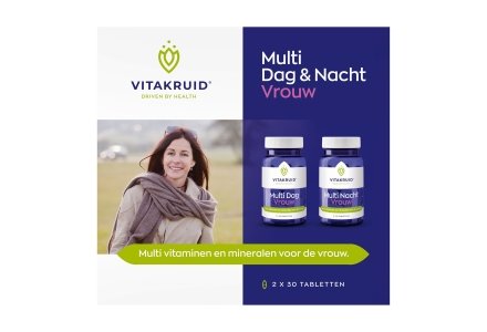 Vitakruid Multi Dag & Nacht Vrouw 2 x 30 tabletten