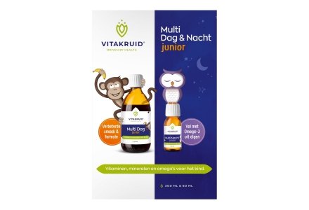 Multi Dag & Nacht Junior 300 ml & 60 ml combi omega 3