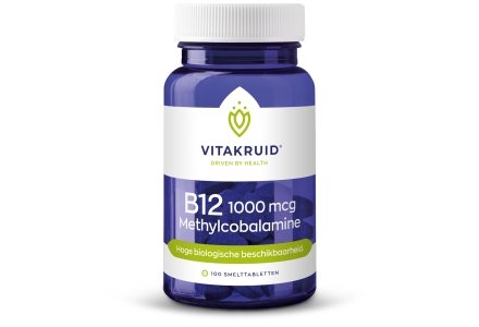 B12 1000 mcg Methylcobalamin 100 smelttabletten