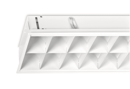 Mountainlight Inlegarmatuur 2 X 36 Watt, Wit rooster 