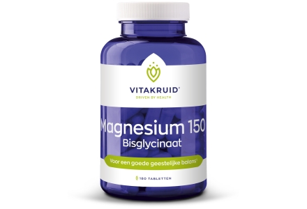 Vitakruid Magnesium 150 Bisglycinaat 180 tabletten