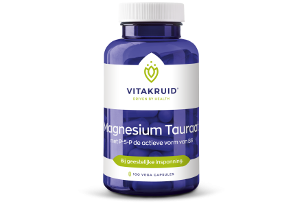 Vitakruid Magnesium Tauraat met P-5-P 90 vegan capsules
