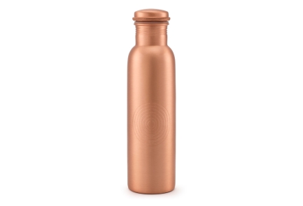 Koperen Drinkfles Mat 950 ml Handgemaakt
