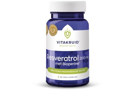 Resveratrol 200 mg met Bioperine 60 vegan capsules