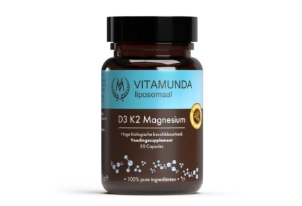 Liposomale Vitamine D3 K2 Magnesium – 30 capsules