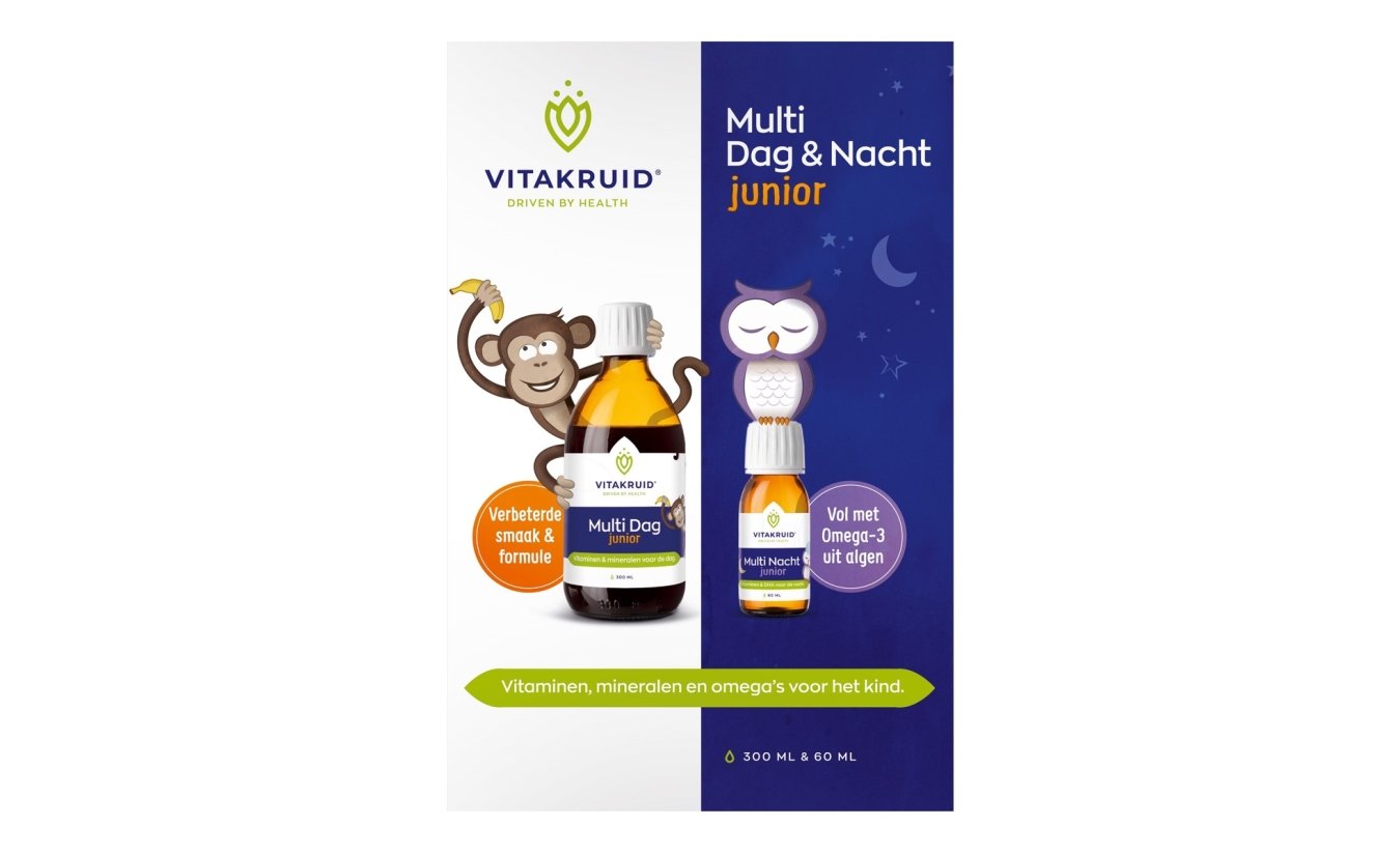 Multi Dag & Nacht Junior 300 ml & 60 ml combi omega 3