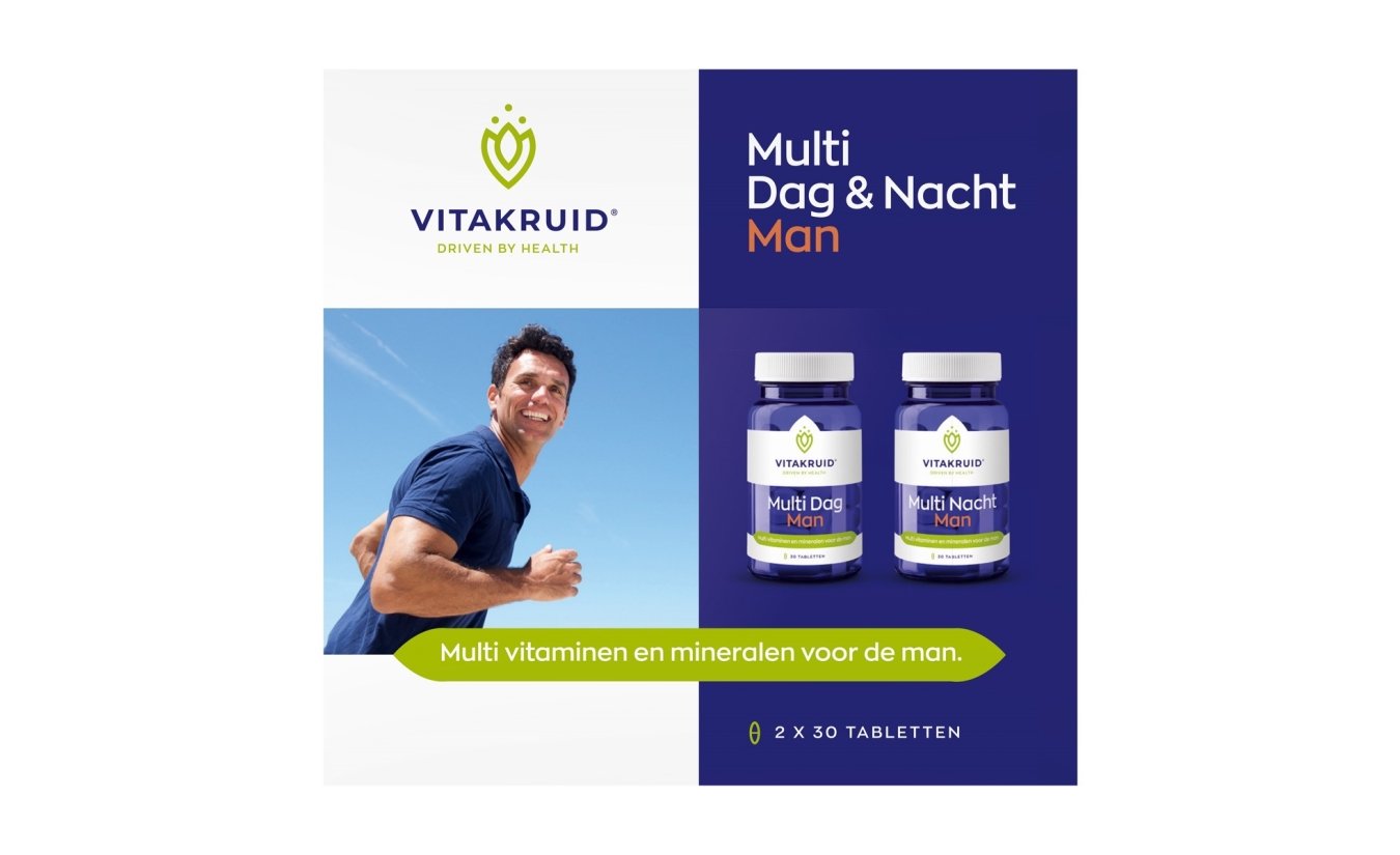 Vitakruid Multi Dag & Nacht Man 2 x 30 tabletten