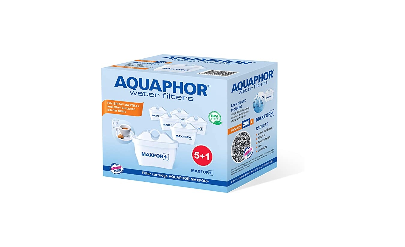 Replacement filter cartridge Aquaphor MAXFOR+ (6 pieces)