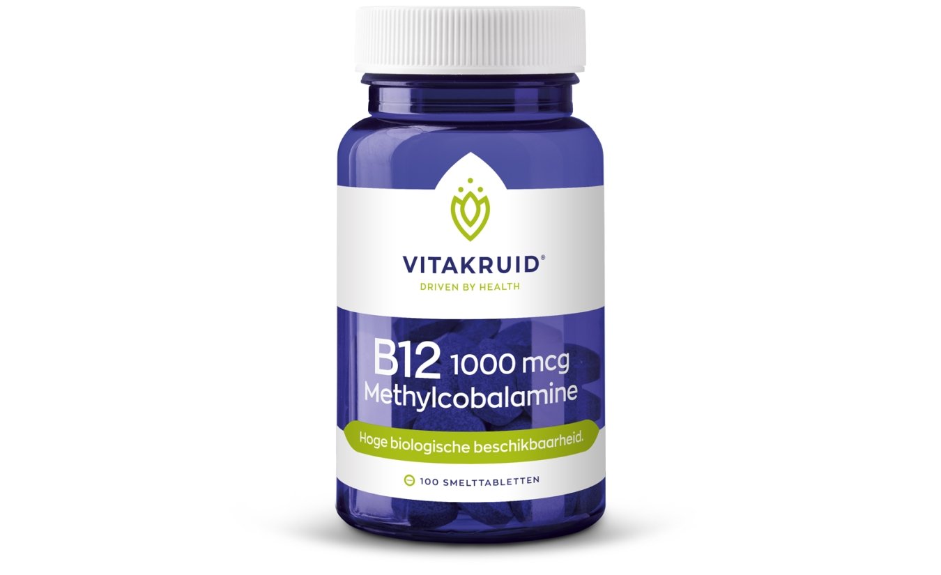 B12 1000 mcg Methylcobalamin 100 smelttabletten