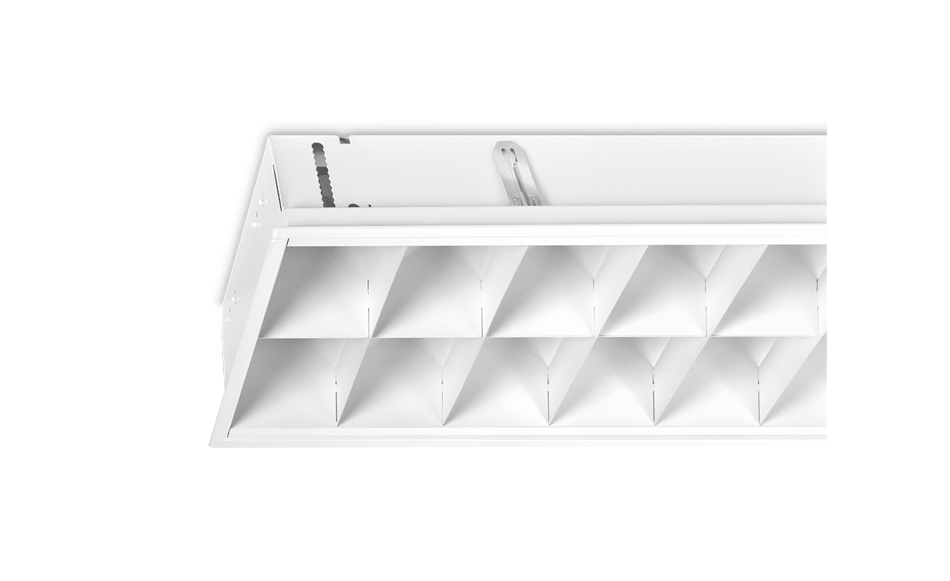 Mountainlight Inlegarmatuur 2 X 36 Watt, Wit rooster 