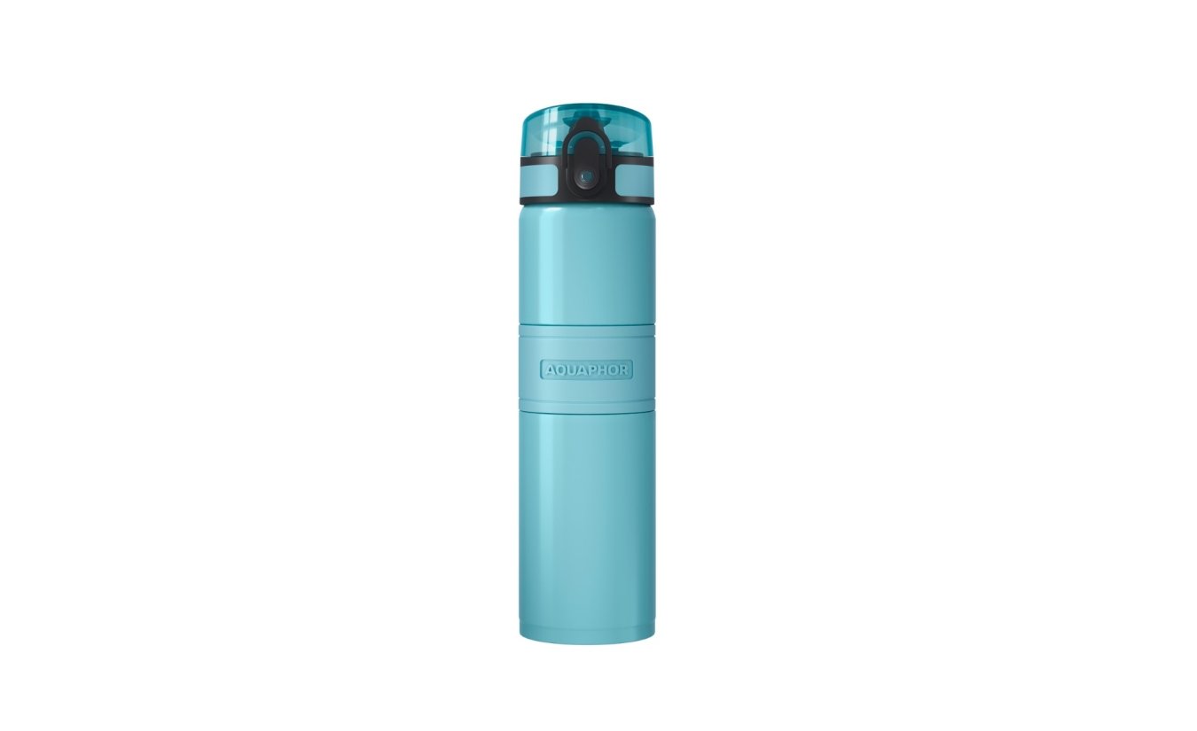 AQUAPHOR thermosfles City Cool met filter (blauw)