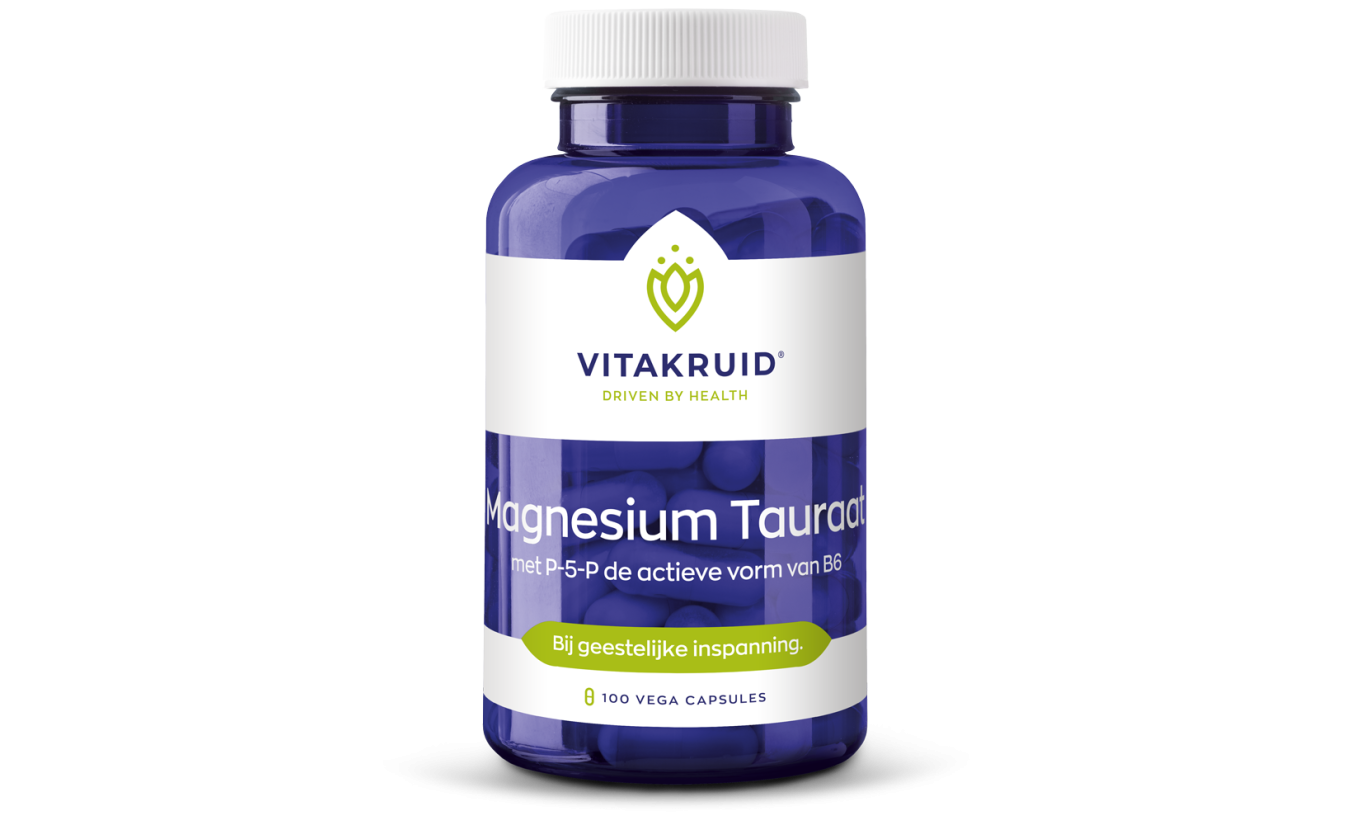Magnesium Tauraat met P-5-P 100 vegan capsules