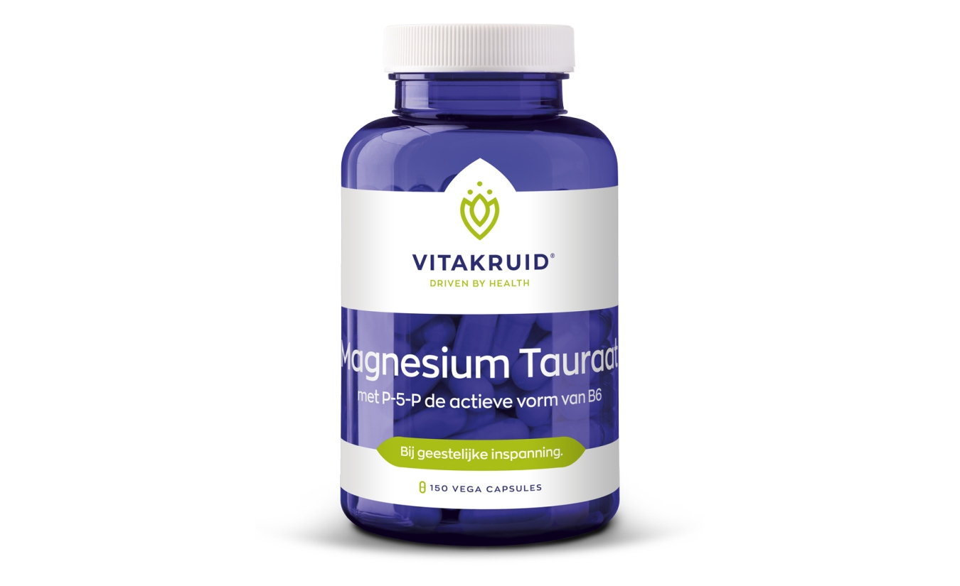 Magnesium Tauraat met P-5-P 180 vegan tablets