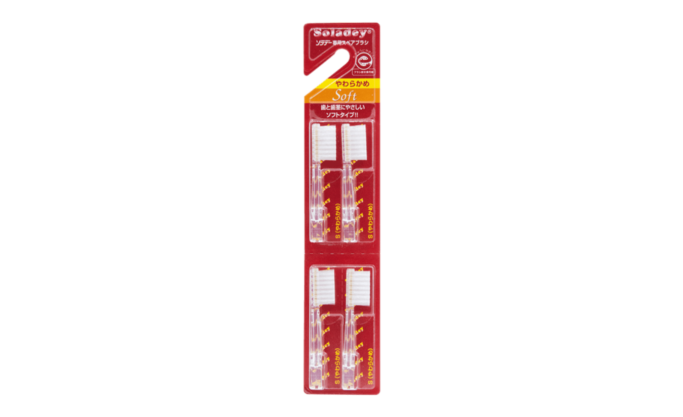 Soladey opzetborstel soft 4 stuks