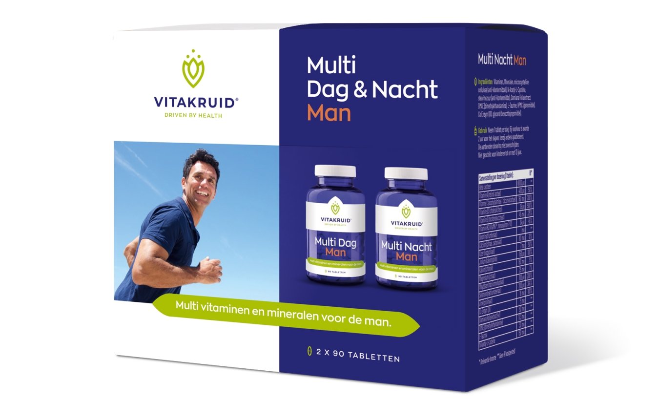 Multi Dag & Nacht Man 2 x 90 tabletten