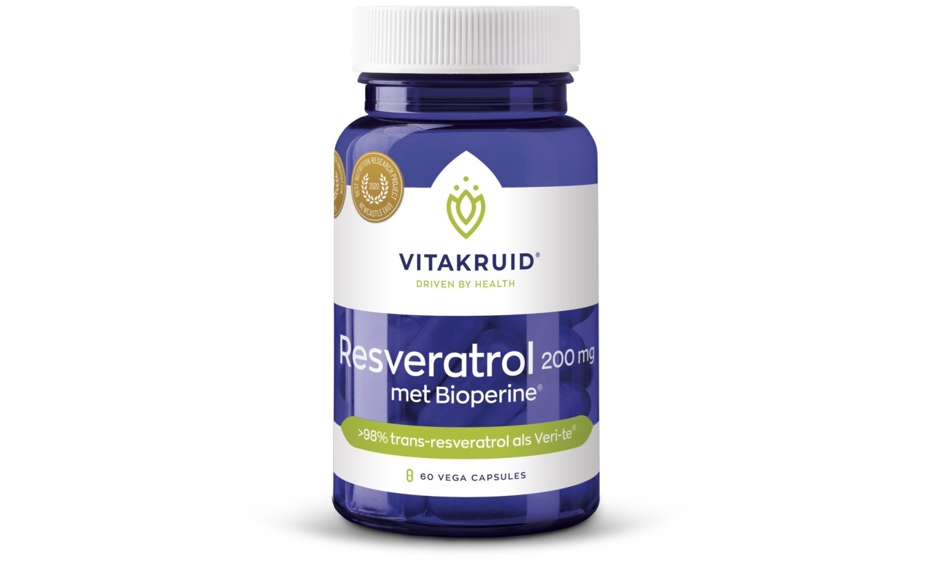 Resveratrol 200 mg met Bioperine 60 vegan capsules