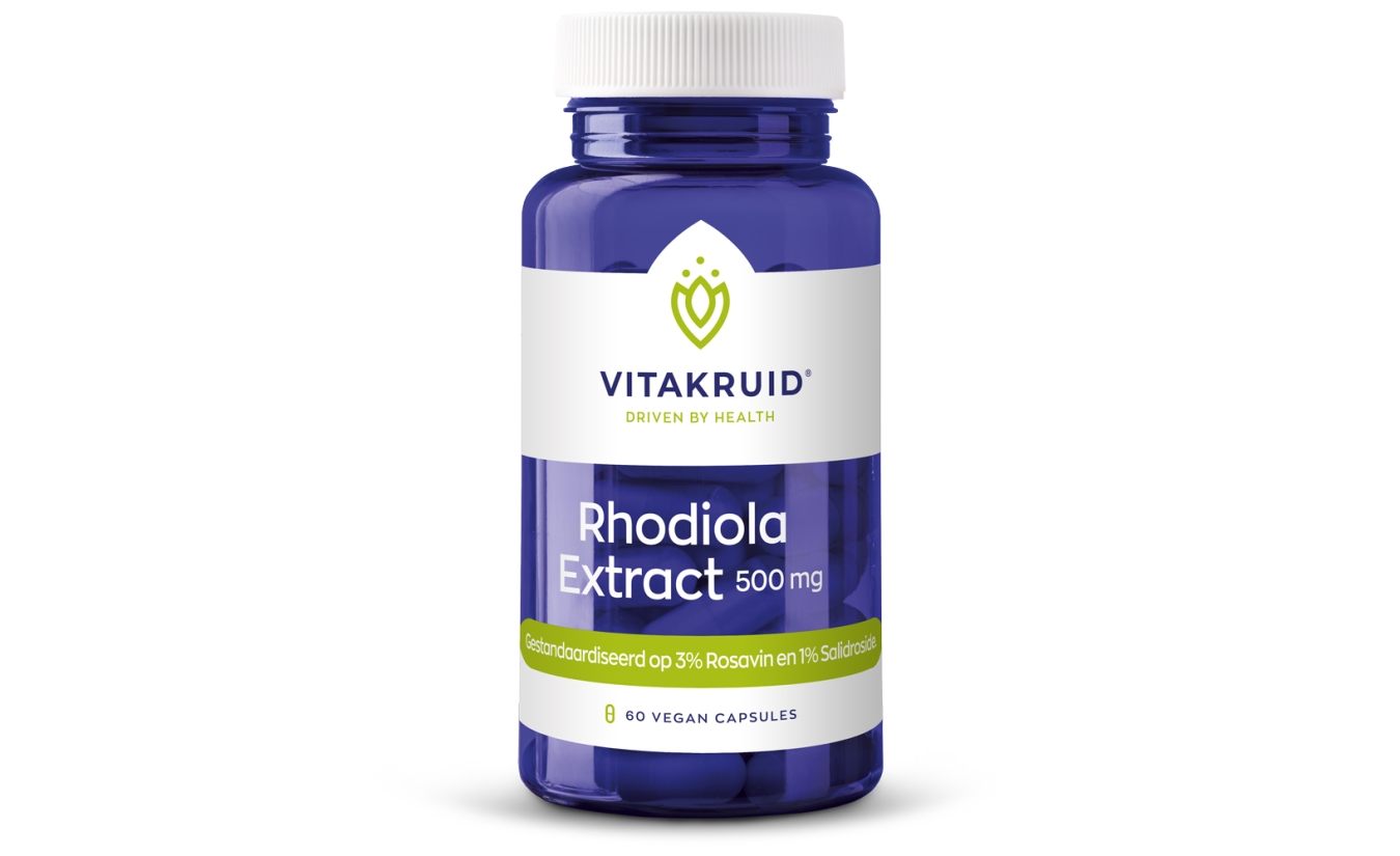 Rhodiola extract 500 mg 3% Rosavin 60 vegan capsules