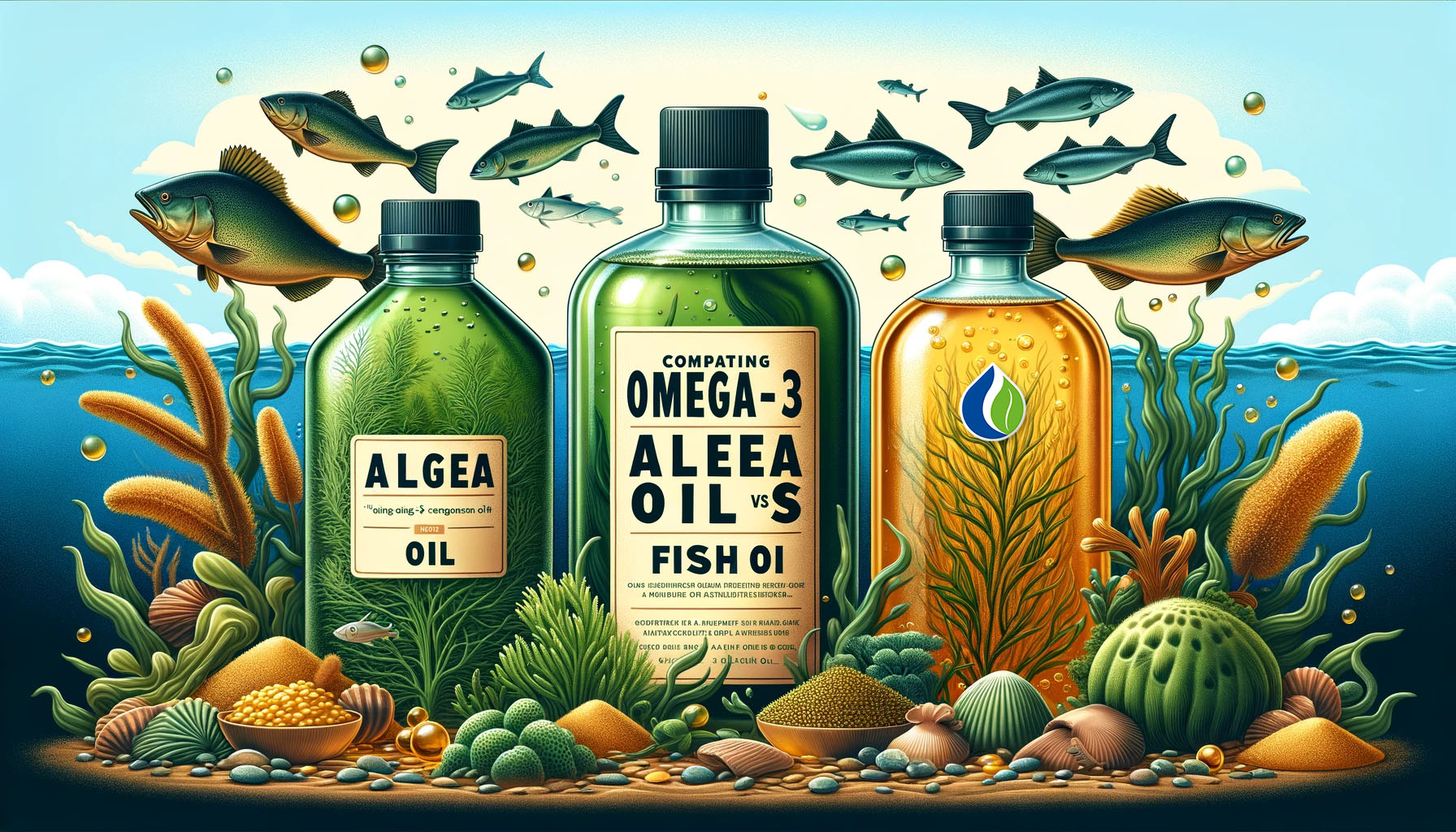 Het vergelijken van Omega-3 bronnen: Algenolie vs Visolie